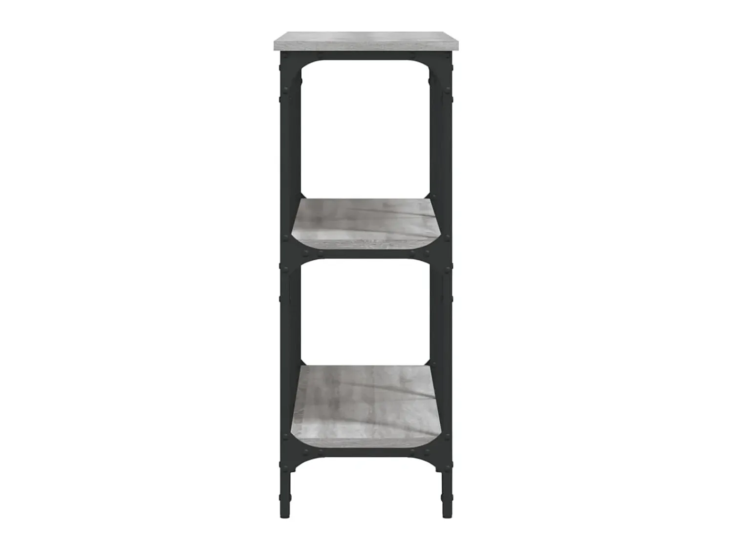 Consola| Mesa consola 100x29x75 cm derivados de madeira sonoma PT177869 Cinzento