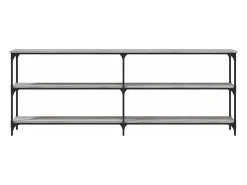 Consola|vidaxl Mesa consola 200x29x75 cm derivados de madeira sonoma Cinzento