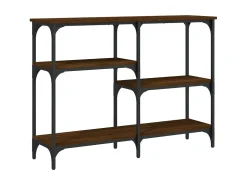 Consola| Mesa consola 102x29x75 cm derivados madeira carvalho PT936455 Castanho