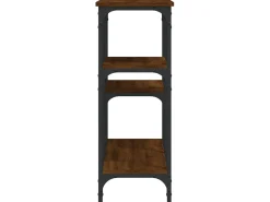 Consola| Mesa consola 102x29x75 cm derivados madeira carvalho PT936455 Castanho