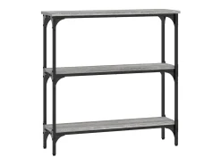 Mesa consola 75x22,5x75 cm derivados de madeira sonoma PT256519^ Consola