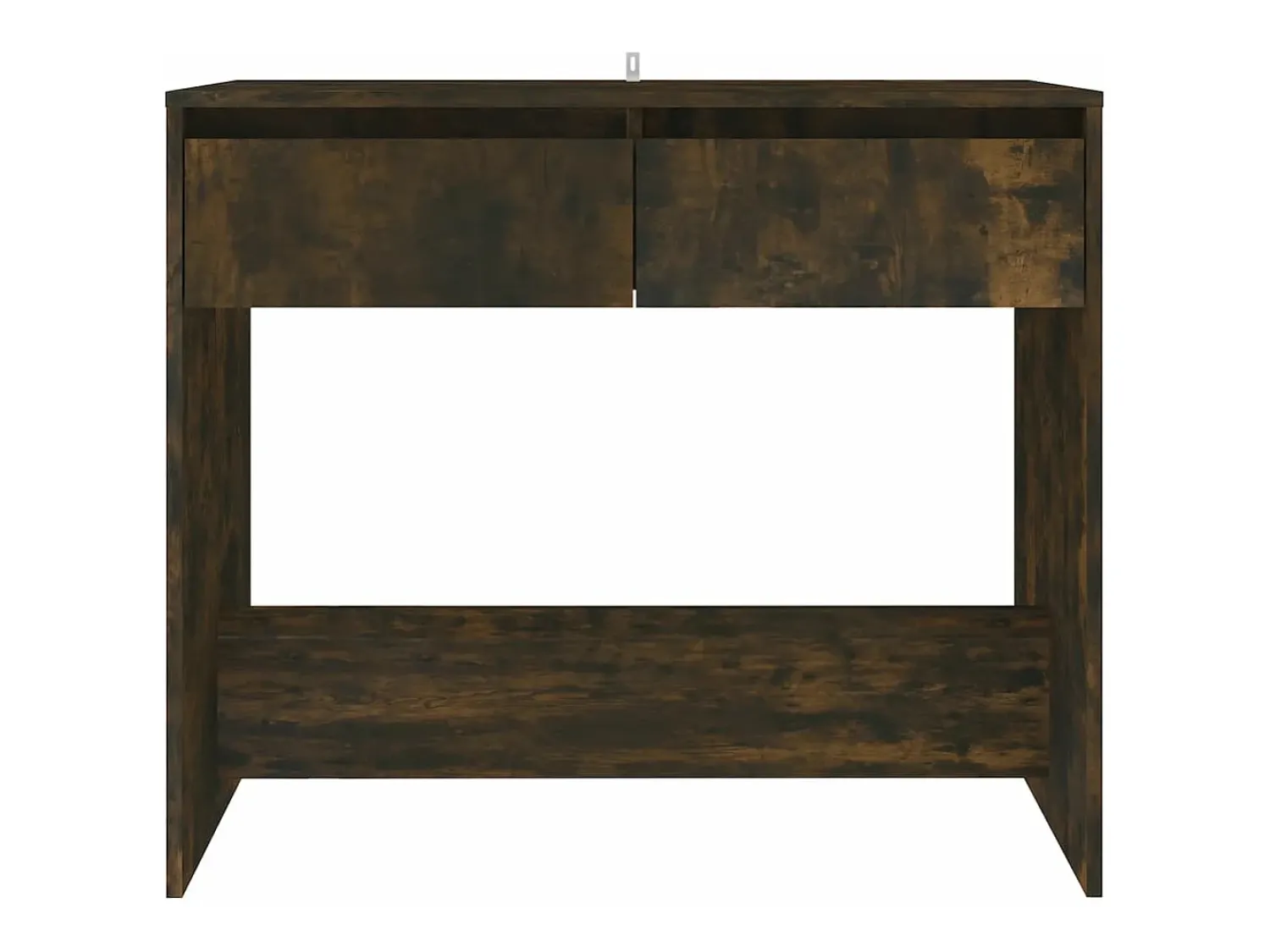 Consola*vidaxl Mesa consola 89x41x76,5 cm derivados de madeira carvalho fumado Natural claro