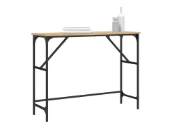 Mesa consola 100x32x75 cm derivados de madeira carvalho sonoma PT333270^ Consola