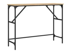 Mesa consola 100x32x75 cm derivados de madeira carvalho sonoma PT333270^ Consola