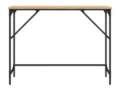 Mesa consola 100x32x75 cm derivados de madeira carvalho sonoma PT333270^ Consola