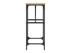Consola| Mesa consola 75x32x75 cm derivados de madeira carvalho sonoma PT247522 Castanho