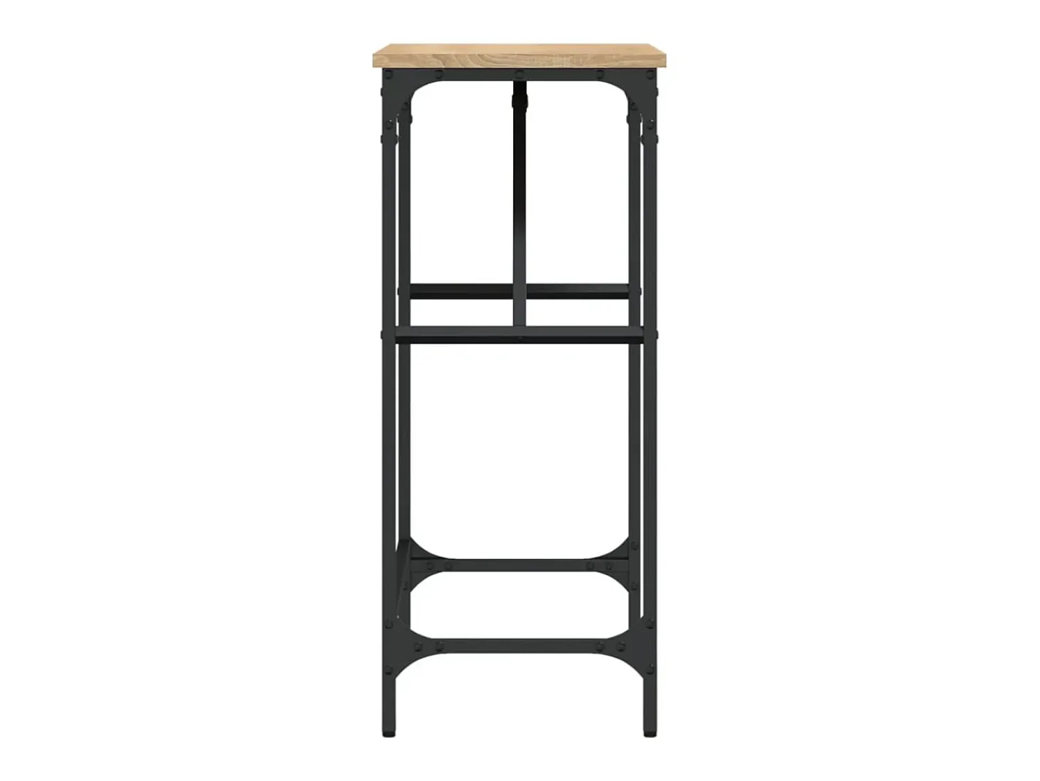 Consola| Mesa consola 75x32x75 cm derivados de madeira carvalho sonoma PT247522 Castanho