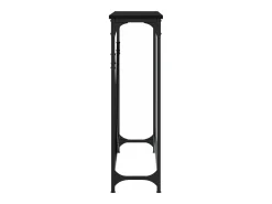 Sale vidaxl Mesa consola 102x22,5x75 cm derivados de madeira Preto