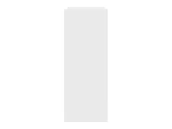 Consola* Mesa consola 100x35x90 cm derivados de madeira PT674499 Branco