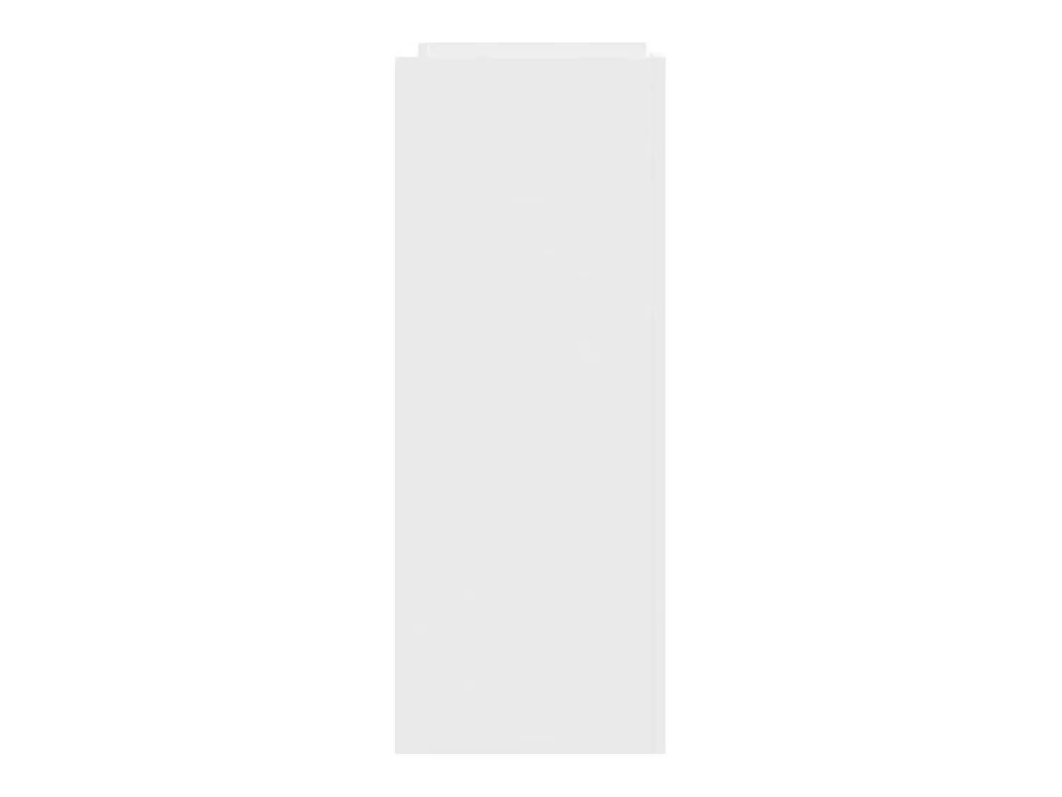 Consola* Mesa consola 100x35x90 cm derivados de madeira PT674499 Branco