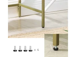 Consola| Mesa Consola 100x30x73 cm Dourado