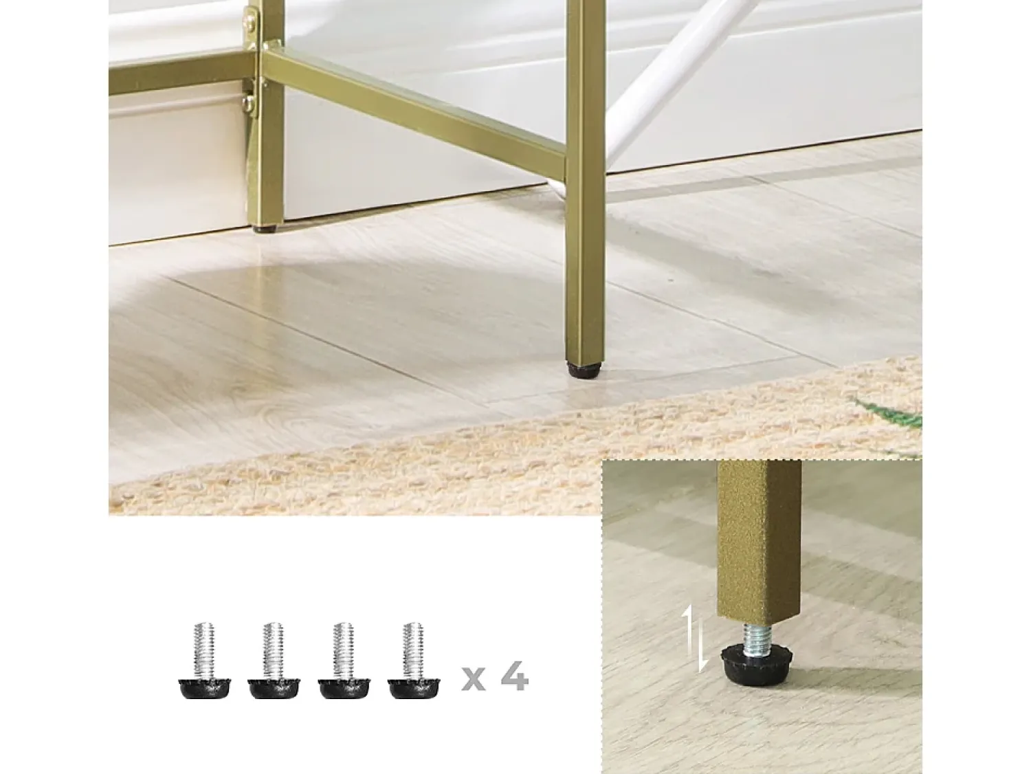 Consola| Mesa Consola 100x30x73 cm Dourado