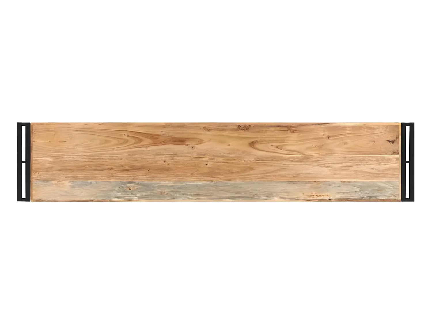 Consola| Mesa consola 150x30x75 cm madeira de acácia maciça PT756417 Castanho