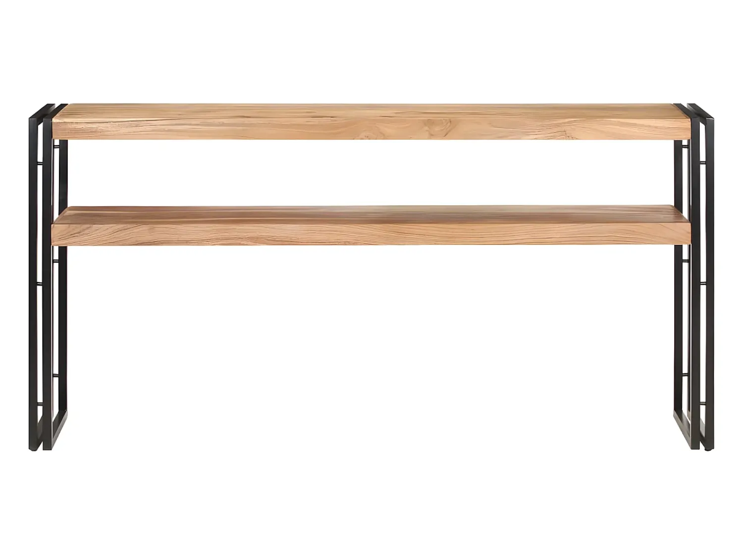 Consola| Mesa consola 150x30x75 cm madeira de acácia maciça PT756417 Castanho