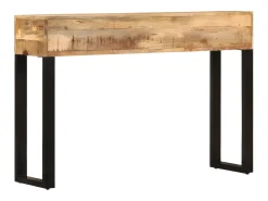 Hot Mesa consola 110x30x76 cm madeira de mangueira maciça PT402902 Castanho