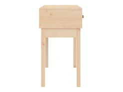 Consola|vidaxl Mesa consola 76,5x40x75 cm madeira de pinho maciço Natural claro