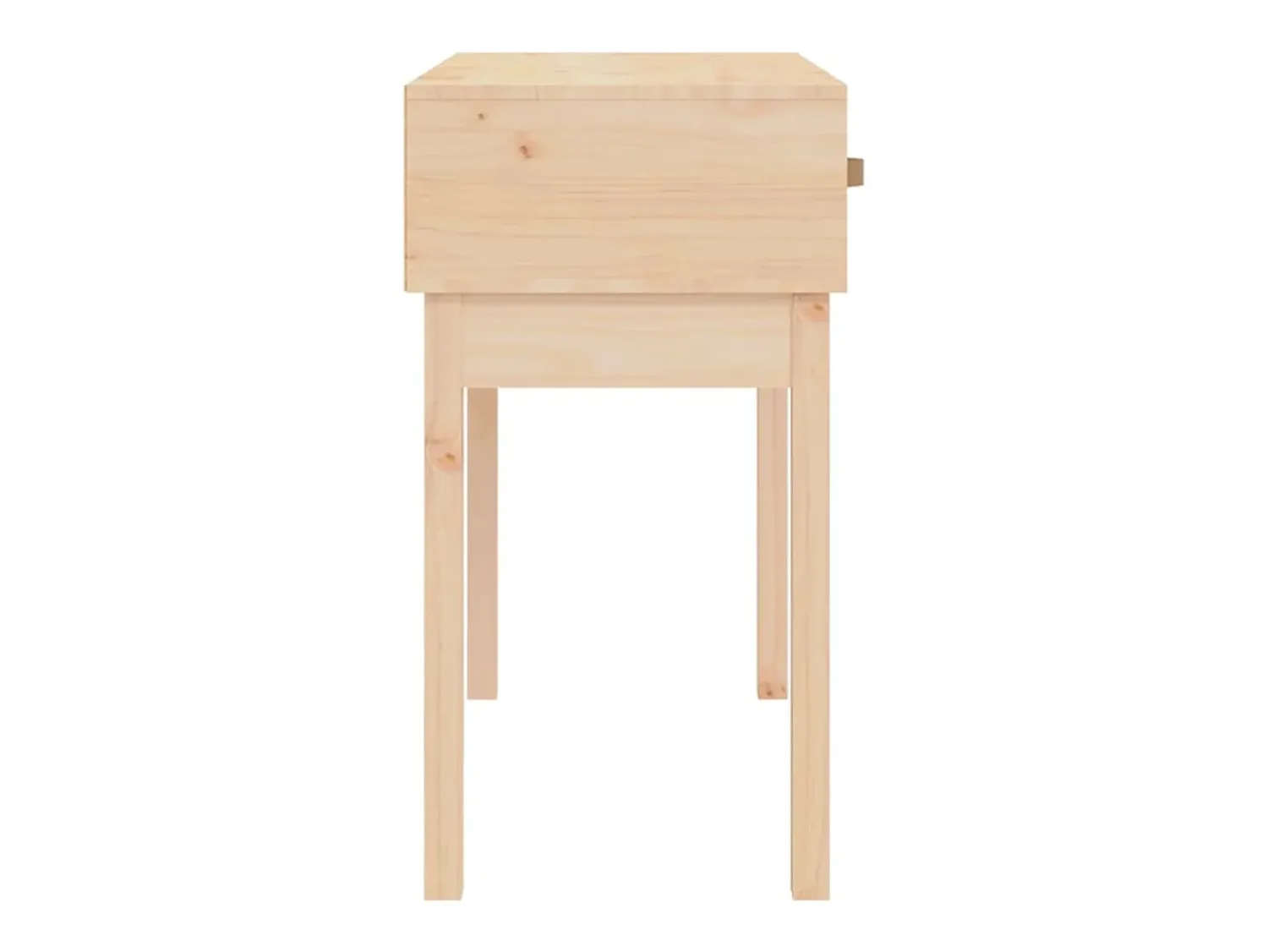 Consola|vidaxl Mesa consola 76,5x40x75 cm madeira de pinho maciço Natural claro