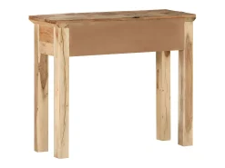 Clearance Mesa consola 90,5x30x75 cm madeira acácia e recuperada maciças PT907828 Castanho