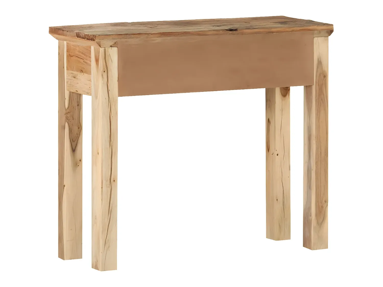 Clearance Mesa consola 90,5x30x75 cm madeira acácia e recuperada maciças PT907828 Castanho