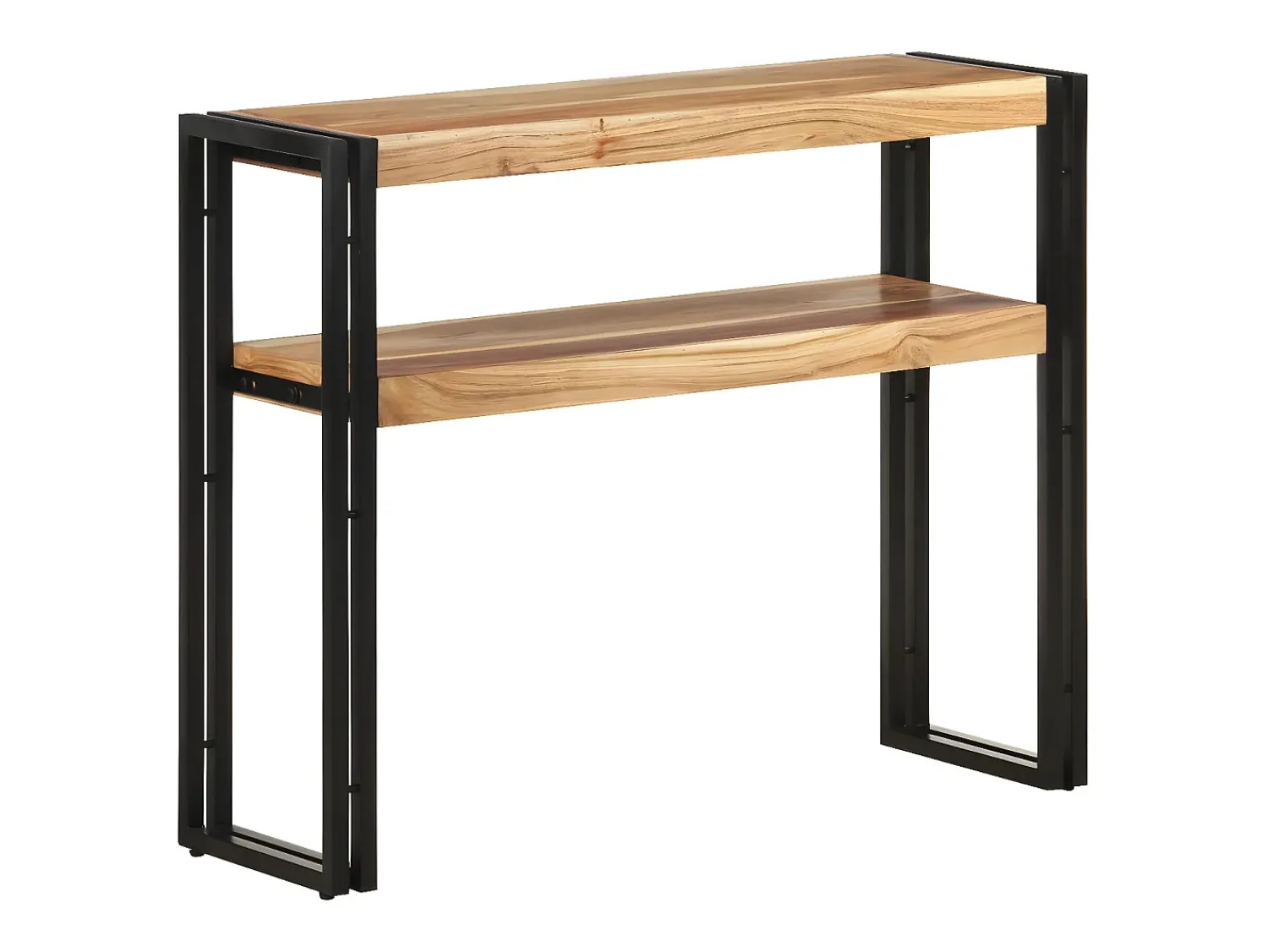Consola|vidaxl Mesa consola 90x30x75 cm madeira de acácia maciça Natural claro