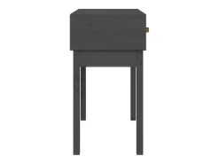Consola* Mesa consola 76,5x40x75 cm madeira de pinho maciça PT228722 Cinzento