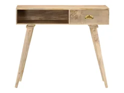 Sale Mesa consola 90x45x75 cm madeira de mangueira maciça PT224265 Castanho