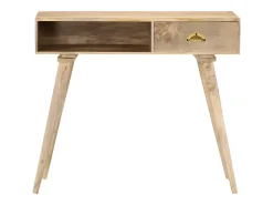Sale Mesa consola 90x45x75 cm madeira de mangueira maciça PT224265 Castanho