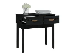 vidaxl Mesa consola 76,5x40x75 cm madeira de pinho maciça^ Consola