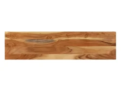 Consola* Mesa consola 120x30x75 cm madeira de acácia maciça PT720834 Castanho