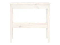 vidaxl Mesa consola 80x40x75 cm madeira de pinho maciça^ Consola
