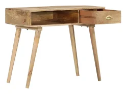 vidaxl Mesa consola 90x45x75 cm madeira de mangueira maciça^ Consola