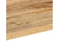 vidaxl Mesa consola 110x35x76 cm madeira de mangueira áspera maciça^ Consola