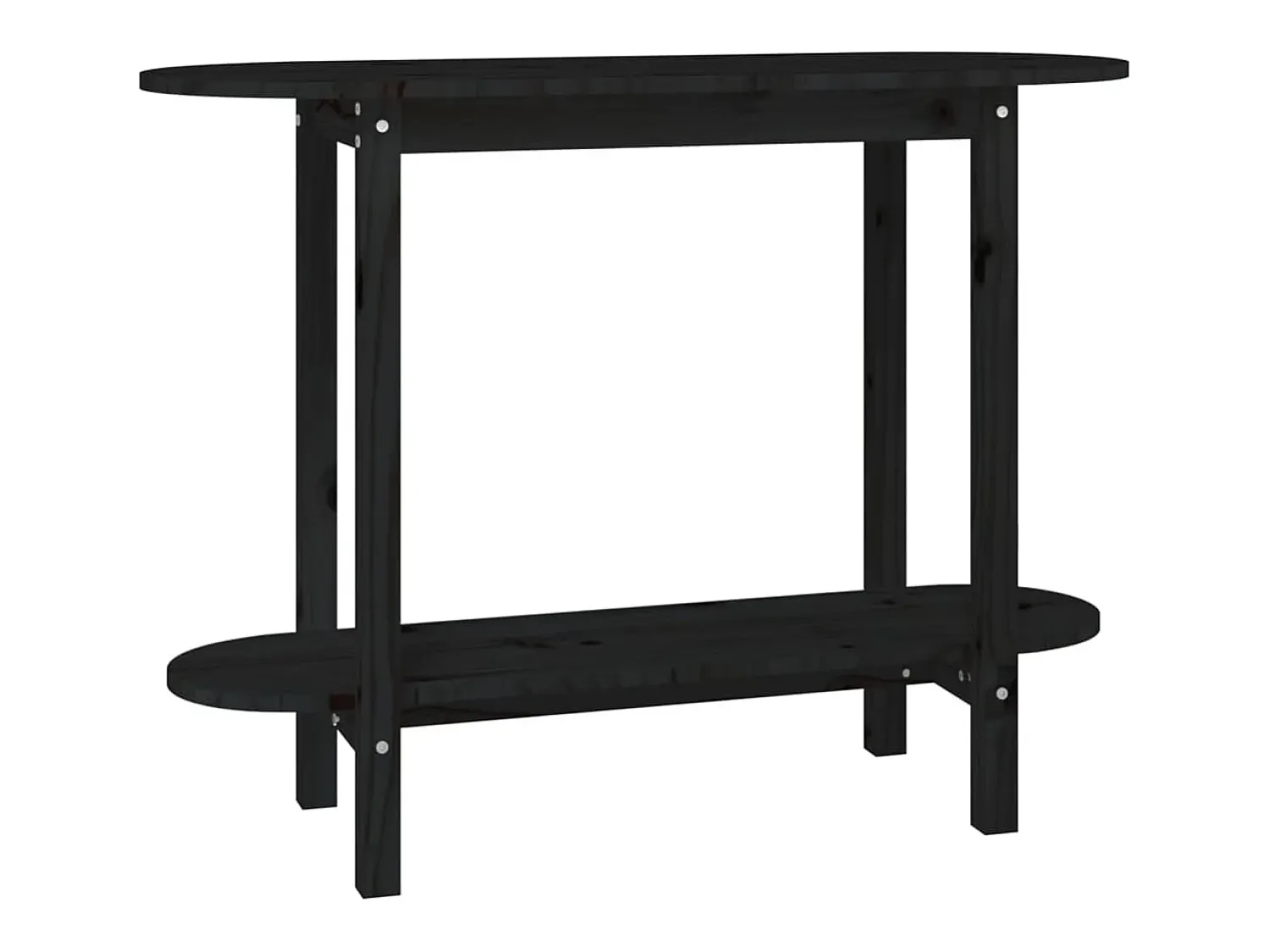 vidaxl Mesa consola 110x40x80 cm madeira de pinho maciça^ Mesa De Centro