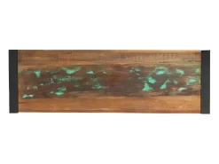 Best Mesa consola 110x35x76 cm madeira recuperada maciça PT838011 Castanho