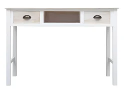 Consola* Mesa consola 110x45x76 cm madeira PT837803 Castanho