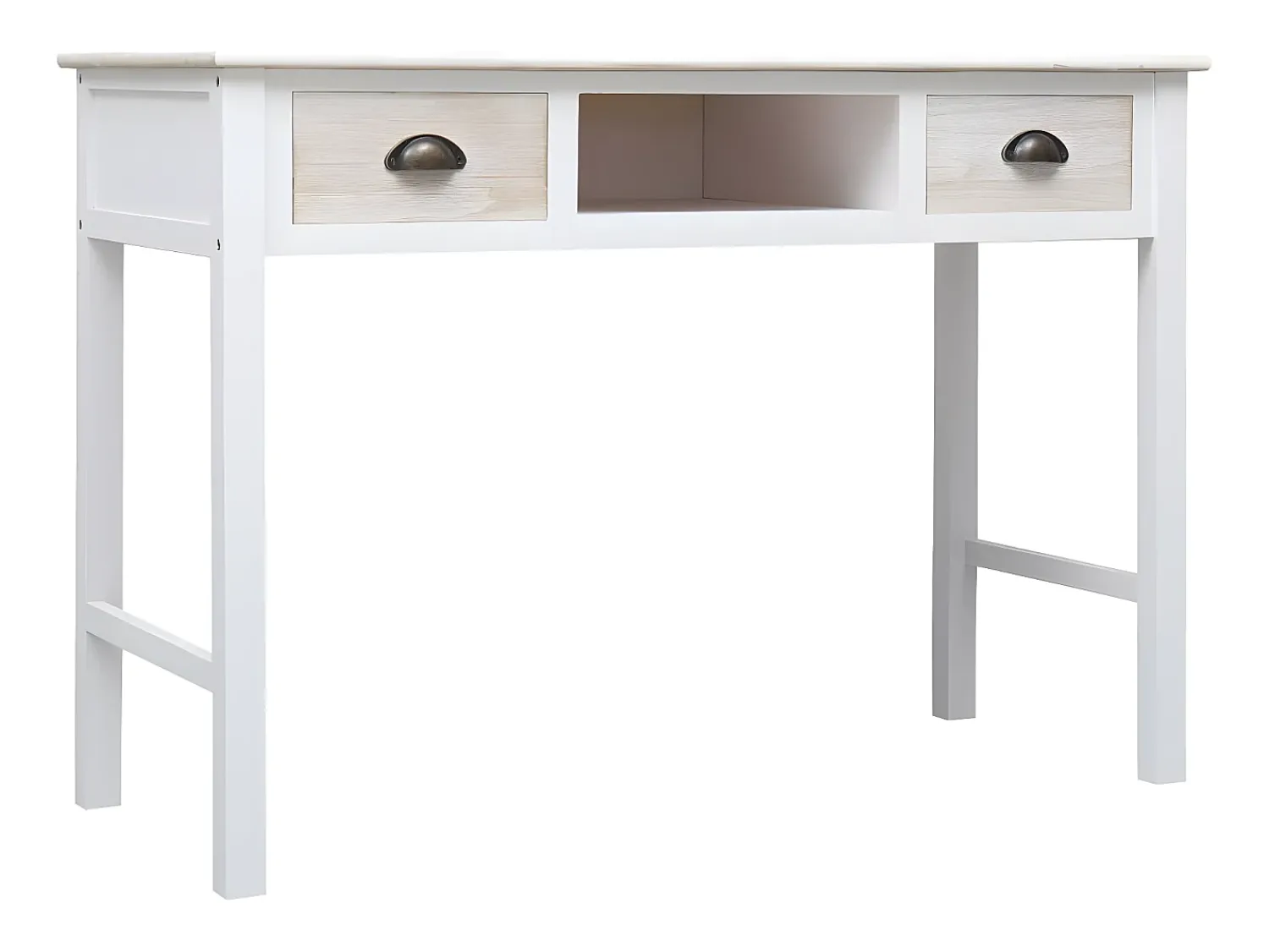 Consola* Mesa consola 110x45x76 cm madeira PT837803 Castanho