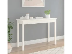 Mesa consola 110x40x75 cm madeira de pinho maciça PT779134^ Consola