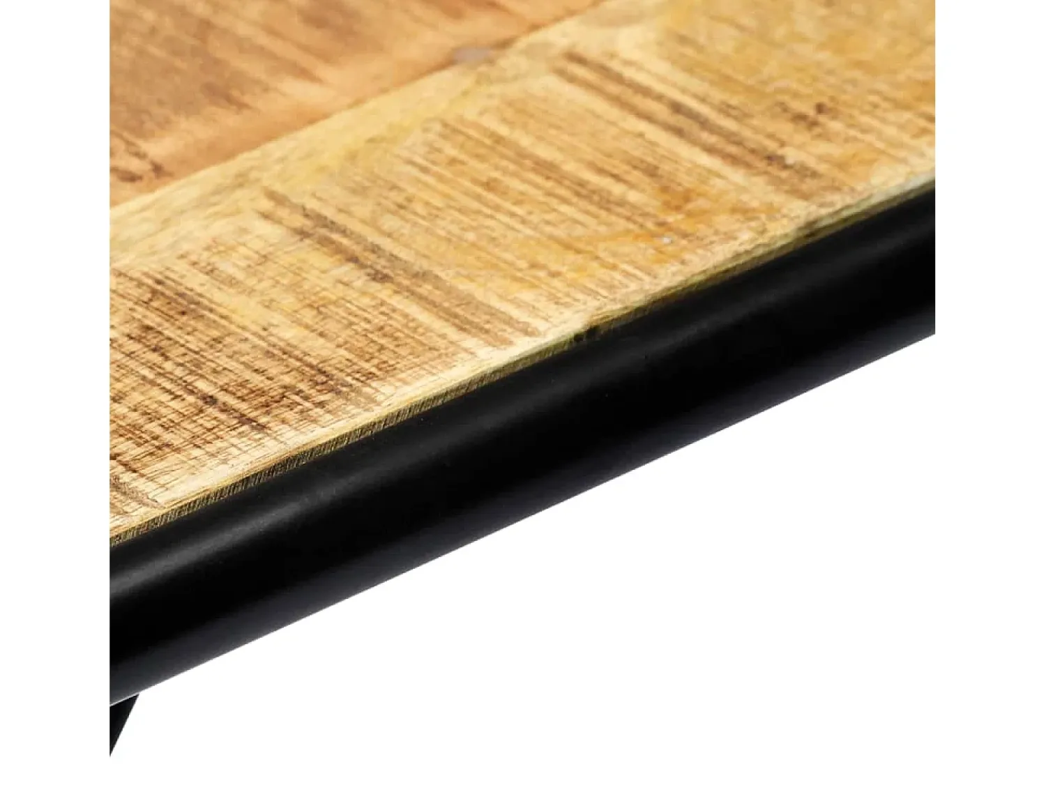 Consola|vidaxl Mesa consola 140x35x76 cm madeira de mangueira maciça áspera Natural claro