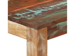 Hot vidaxl Mesa consola 110x35x76 cm madeira recuperada maciça Multicor