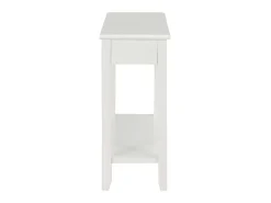 Consola* Mesa consola 110x35x80 cm madeira PT526075 Branco