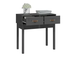 vidaxl Mesa consola 76,5x40x75 cm madeira de pinho maciça^ Consola