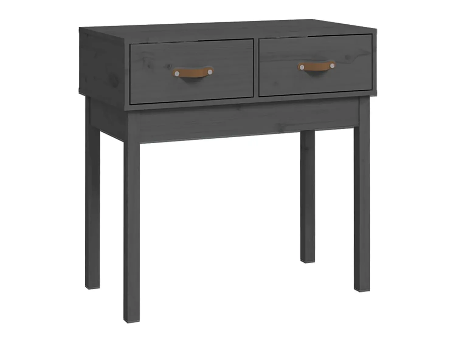 vidaxl Mesa consola 76,5x40x75 cm madeira de pinho maciça^ Consola