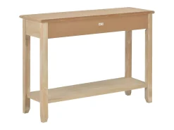 Outlet Mesa consola 110x35x80 cm madeira PT100410 Castanho