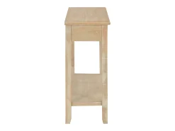 Outlet Mesa consola 110x35x80 cm madeira PT100410 Castanho