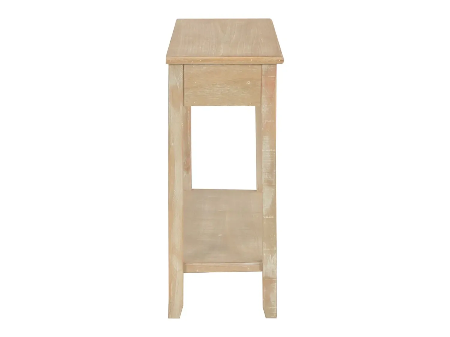 Outlet Mesa consola 110x35x80 cm madeira PT100410 Castanho