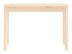 Outlet Mesa consola 110x40x75 cm madeira de pinho maciça PT398516 Castanho