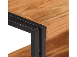 vidaxl Mesa consola 150x30x75 cm madeira de acácia maciça^ Consola