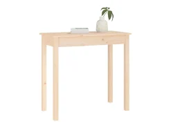 Consola|vidaxl Mesa consola 80x40x75 cm madeira de pinho maciça Natural claro