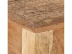 vidaxl Mesa consola 90,5x30x75 cm madeira acácia e recuperada maciças^ Consola