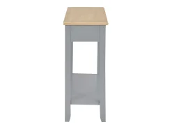 Consola*vidaxl Mesa consola 110x35x80 cm madeira Cinzento